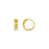Seaside Motif Hoop Earrings